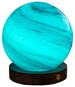 Кафява/в тъмно естествен цвят светлинна декорация с USB ø 8 cm Polar Cloud – Gingko