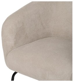 Бежово шенилово кресло Classic – Ixia