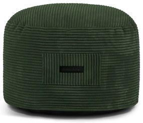 Зелена табуретка от рипсено кадифе Om 60 – SLOWDOWN