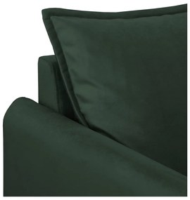 Тъмнозелено кадифено кресло Juli – Ropez