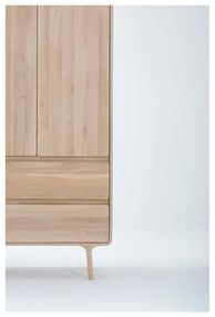Дъбов гардероб 90x200 cm Fawn - Gazzda