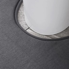 Тъмносиви килими за баня в комплект от 2 бр. WC от мемори пяна 50x80 cm Anti-Bacterial – Catherine Lansfield