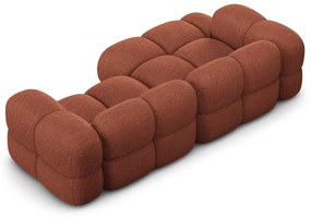 Ъглов диван в тухлен цвят (ляв ъгъл) Loretto – Cosmopolitan Design