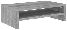815268 vidaXL Поставка за монитор, сив сонома, 42x24x13 см, инженерно дърво