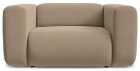 Бежово кадифено кресло Ekahi – Makamii