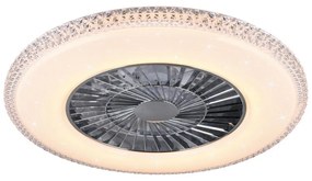 LED осветително тяло за таван в сребрист цвят Harstad – Trio