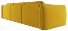 Жълт ъглов диван (десен ъгъл) Hoku – Makamii