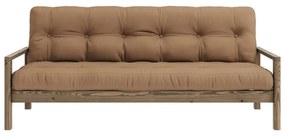 Кафяв разтегателен диван 205 cm Knob - Karup Design