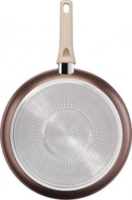 Тиган Tefal Eco-Respect G2540602, 28 см, Титаниево незалепващо покритие, Thermo-Fusion, Thermo-Signal, Индукция, Бронз/кафяв