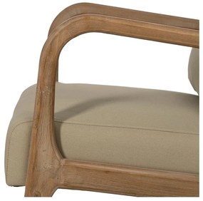 Бежово кресло Weave – Ixia