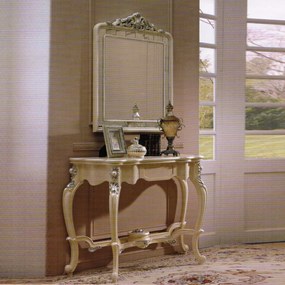 Конзолна маса с огледало CL 007, серия Chanel, в стил Рококо