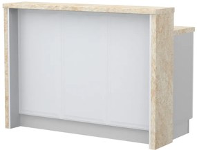 Остров за кухненска пейка Evora-Length: 135 cm.-Latino marble