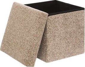 Пуф със съхранение atmosphera Oxia, Кафяв, 38x38 cm