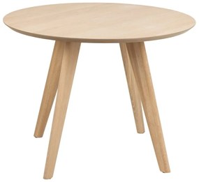 Кръгла трапезна маса с дъбов плот ø 100 cm Townsville – Actona