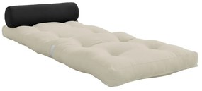 Сиво-бежов матрак за футон 70x200 cm Обвивка бежово/тъмносиво - Karup Design