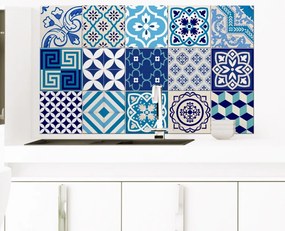 Комплект от 15 декоративни стикера за стена Seaside, 15 x 15 cm - Ambiance