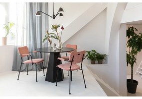 Светлорозови трапезни столове в комплект от 2 броя Benson - Zuiver