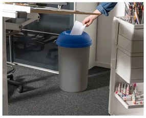 Син пластмасов капак за кош за разделно събиране на отпадъци – Addis