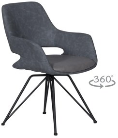 Трапезен стол DEVON - сив SF 2