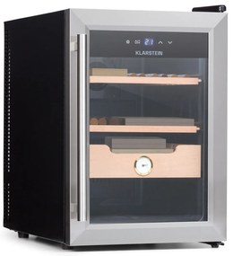 Klarstein El Presidente 37, Хумидор за пури, 37L , 2 чекмеджета, 1 чекмедже от кедрово дърво