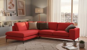 Ъгъл диван Senso-Right-250φ 180β cm.-Red