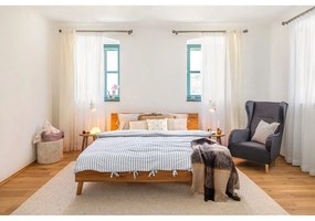 Дъбово двойно легло 200x200 cm Greg 1 - The Beds