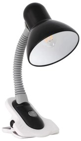 Kanlux 7151 - Настолна лампа с щипка SUZI 1xE27/40W/230V черна