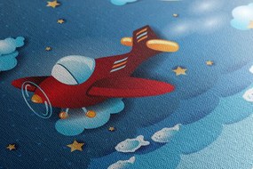 Картина на платно – Полет с малък самолет