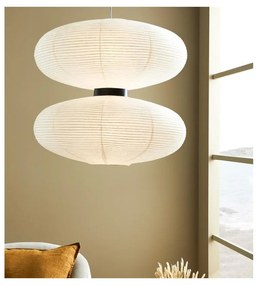 Бяла висяща лампа за таван, ø 60 cm Dual - Markslöjd