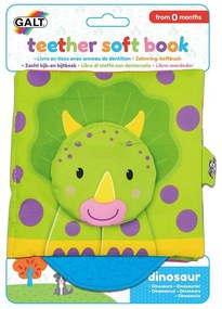 Galt - Бебешка шумяща книжка с гризалка - Динозавър