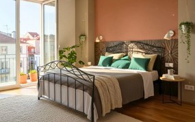 Легло Dalida-110x190-Black-Με ποδαρικό