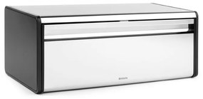 Кутия за хляб Brabantia Fall Front 646848, 18 л, 46.5х25 см, Стенен монтаж, Инокс