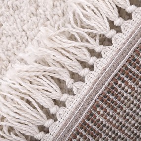 Бежов и червен килим , 120 x 170 cm Wooly - Nattiot