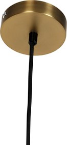 Модерна висяща лампа бронзова с черен кабел - Combi 1