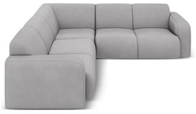 Светлосив ъглов диван (променлив/L форма) Molino – Micadoni Home