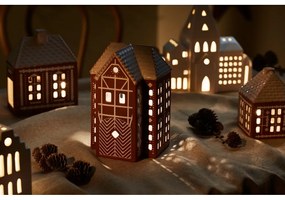 Керамичен свещник за чаена свещ Gingerbread Lighthouse – Kähler Design