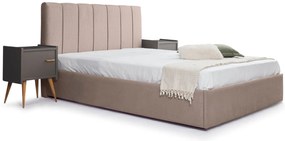 Тапицирано легло New York-Mocca-90 x 200-Χωρίς μηχανισμό ανύψωσης
