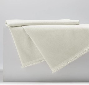 Кремаво покривало за легло от шенил 220x240 cm Talo – Filumi