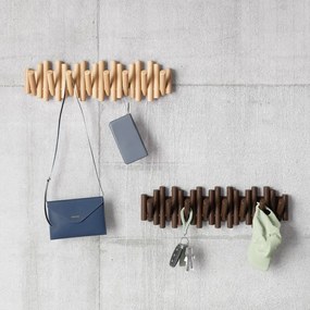 Стенна закачалка от масивен бор в естествен цвят 61 cm Picket – Umbra