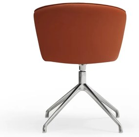 Оранжеви тапицирани трапезни столове в комплект 2 бр. Add – Teulat