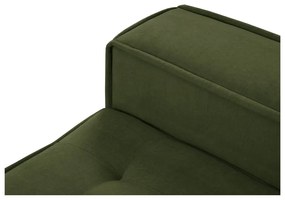 Зелен ъглов диван (десен ъгъл) Mike - Micadoni Home