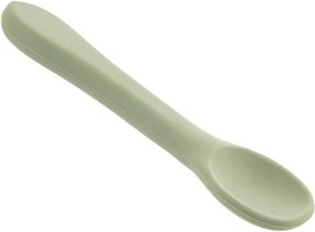 Светлозелена детска лъжичка от силикон – Orion