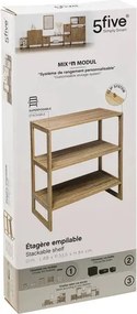 Рафт 5five Mix'n Modul Natural, 4 отделения, Сглобяем