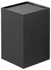 FARO 40535 - Аплик SOLE 1xGU10/8W/230V черен велпапе ъглов