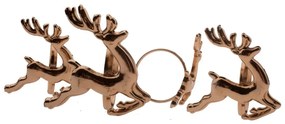 Метални пръстени за салфетки в комплект 4 бр. Deer – Dakls