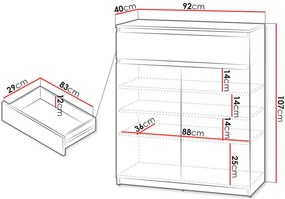 Шкаф за обувки Simply-Gkri