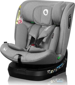 Lionelo - Въртящо се автокресло с база BRAVE i-Size 40-150 см Grey Stone