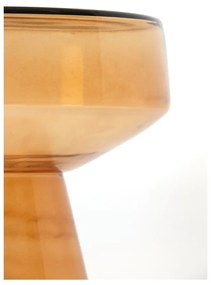 Стъклена кръгла странична масичка ø 37 cm Dakwa – Light &amp; Living