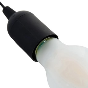 Комплект за окачване 6 черни патронника с крушки A60 - Move