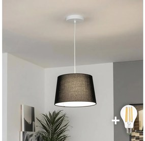 Brilagi - LED полилей на кабел CERIA 1xE27/40W/230V Ø 30 см черен